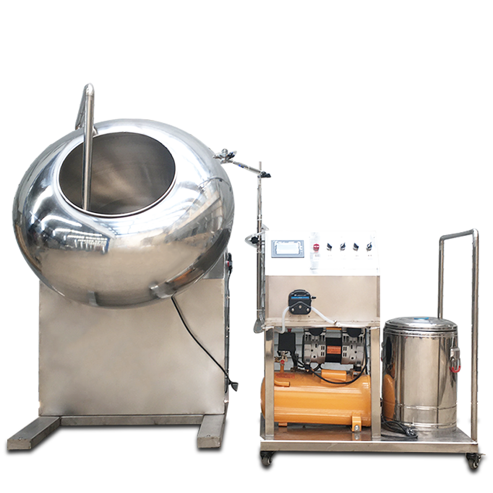 Coating Pan with Spraying System