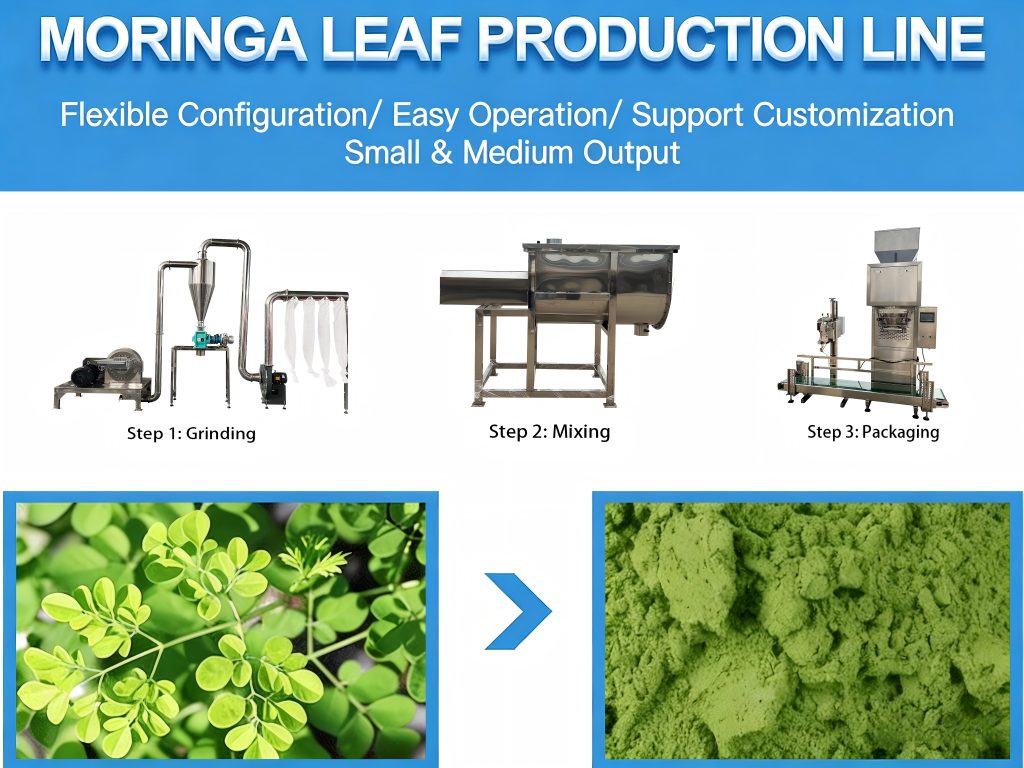Pcreate’s Moringa Powder Grinding Machine: Efficiently grinds moringa powder, compatible with both moringa leaves and seeds（images 8）