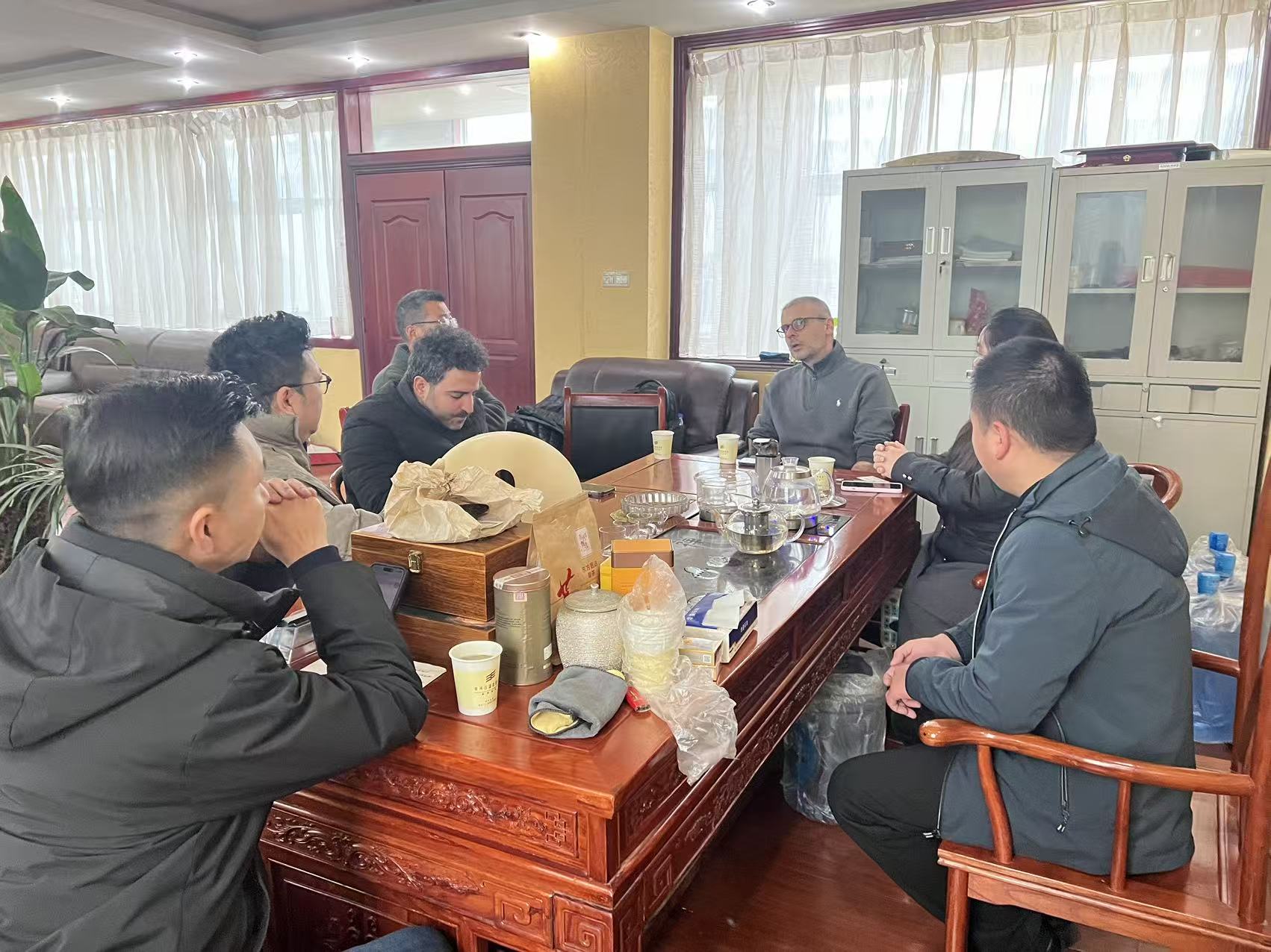 Turkish Customer Visits Our Factory for Ultrafine Pulverizer Testing（images 1）